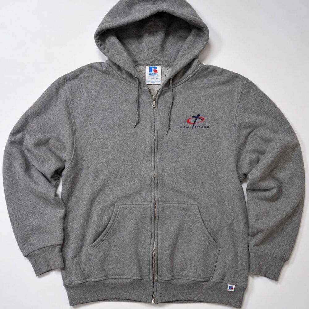 Russell-athletic Men's Grey Hoodie